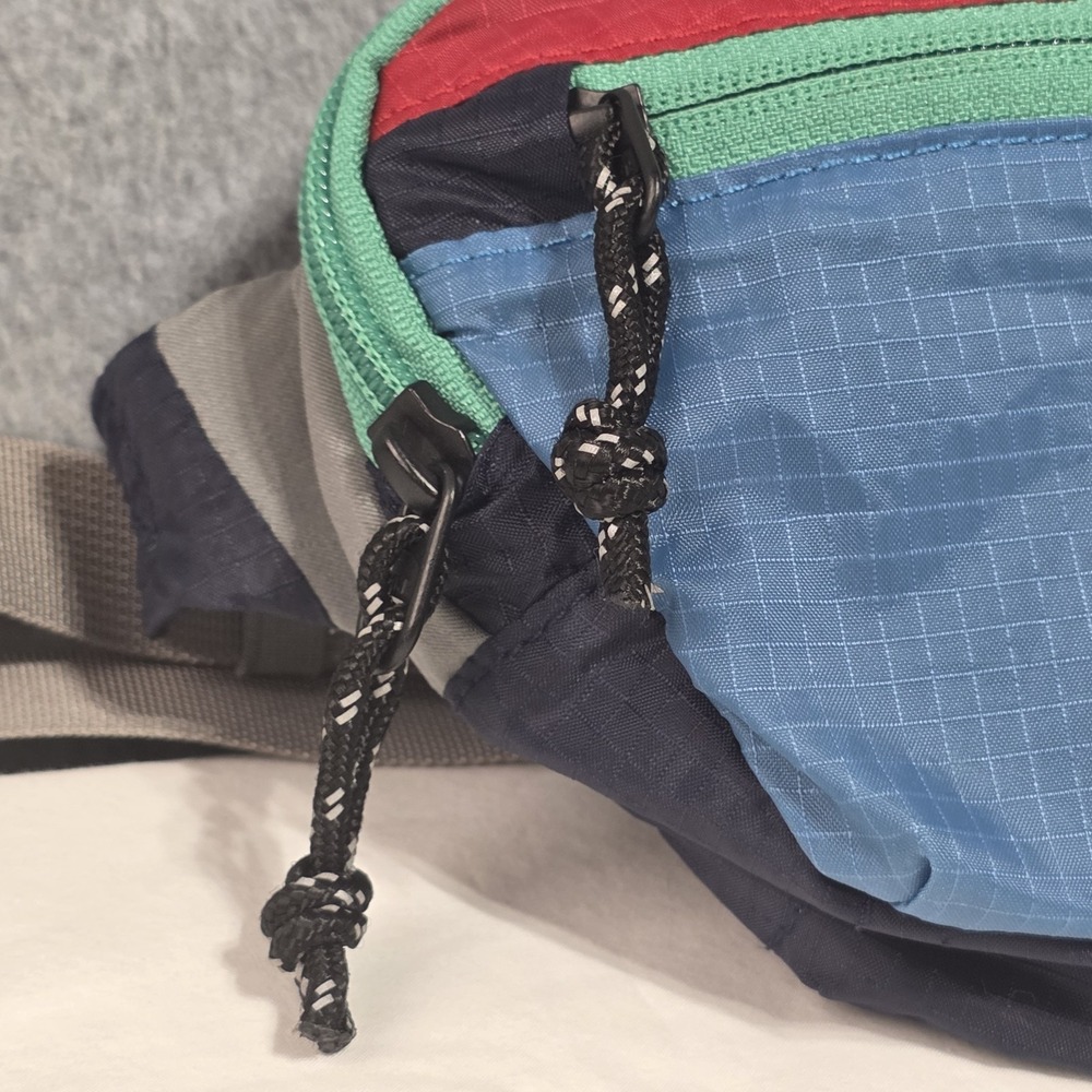 L.L.Bean Nylon Waist Pack Zip Adjustable Strap 2 Pockets - packable - Picture 3 of 14